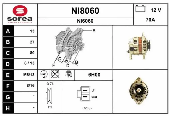 Alternator (NI8060)