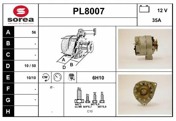 Alternator (PL8007)
