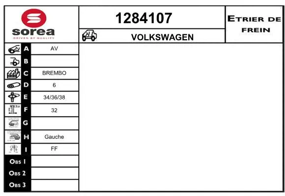 Brake Caliper (1284107)