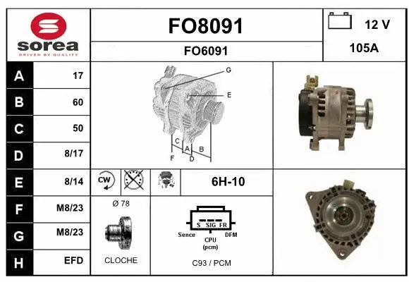 Alternator (FO8091)