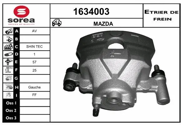 Brake Caliper (1634003)