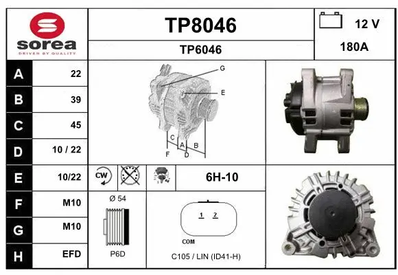 Alternator (TP8046)