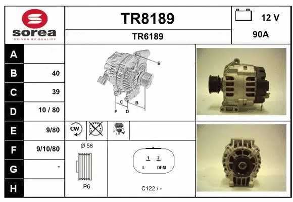 Alternator (TR8189)