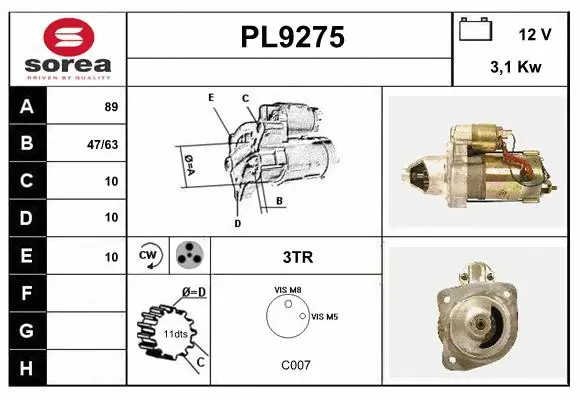 Starter (PL9275)