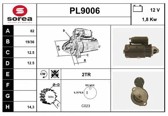 Starter (PL9006)