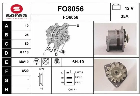 Alternator (FO8056)