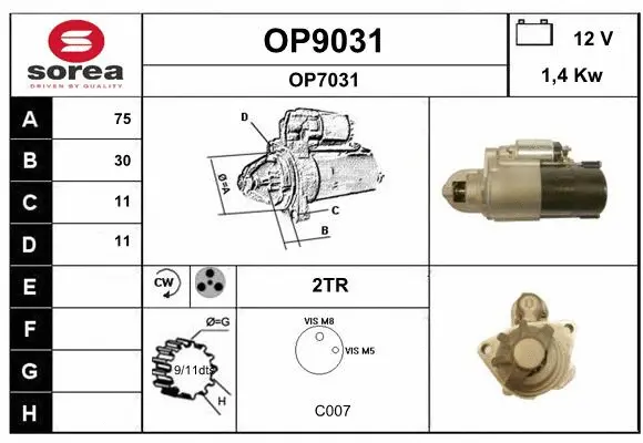 Starter (OP9031)