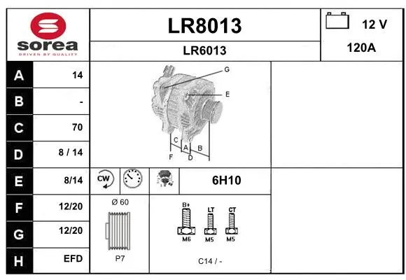 Alternator (LR8013)