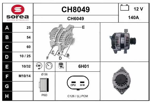 Alternator (CH8049)