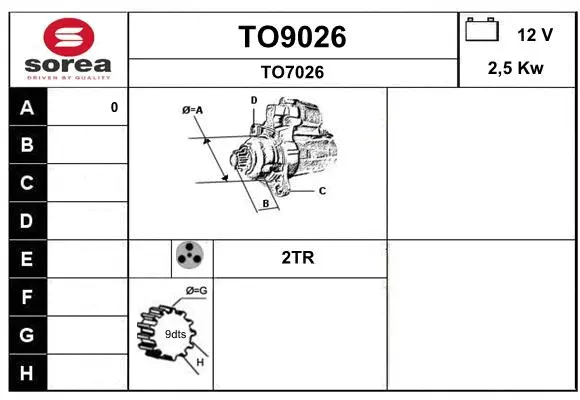 Starter (TO9026)