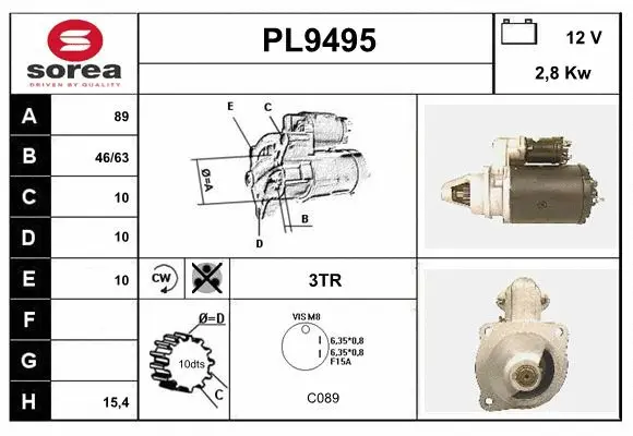 Starter (PL9495)