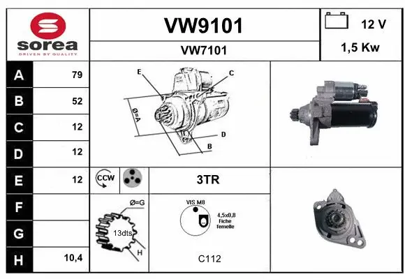Starter (VW9101)