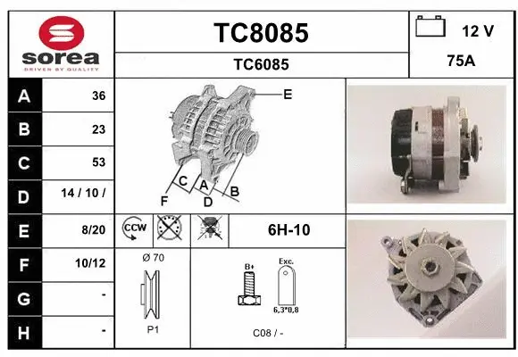 Alternator (TC8085)