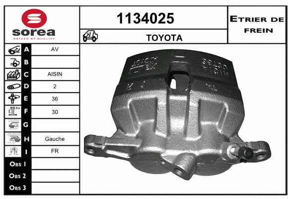 Brake Caliper (1134025)