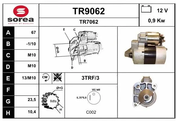 Starter (TR9062)