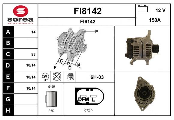 Alternator (FI8142)