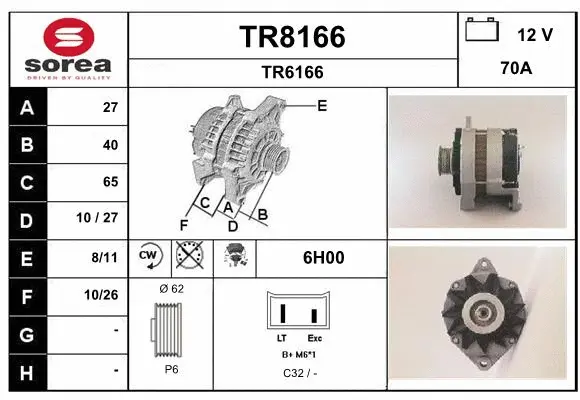 Alternator (TR8166)