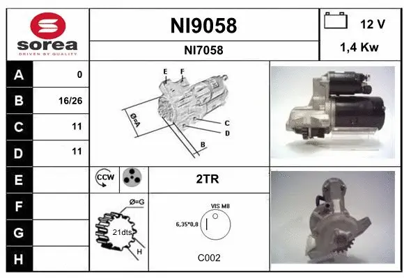 Starter (NI9058)