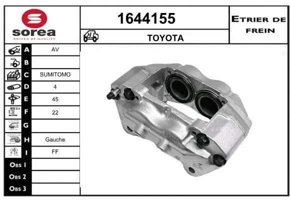 Brake Caliper (1644155)