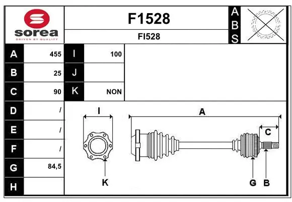 Drive Shaft (F1528)