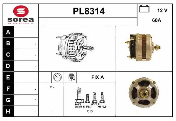 Alternator (PL8314)