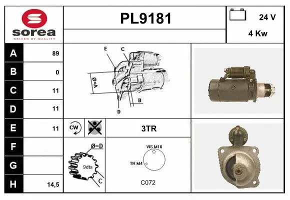 Starter (PL9181)