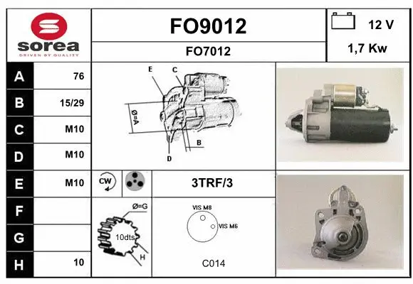 Starter (FO9012)