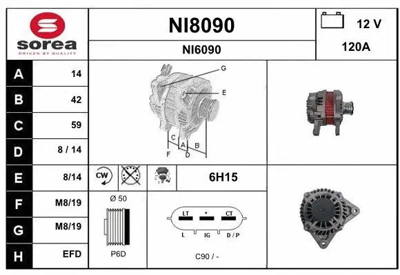 Alternator (NI8090)