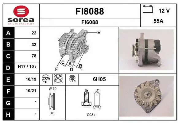 Alternator (FI8088)