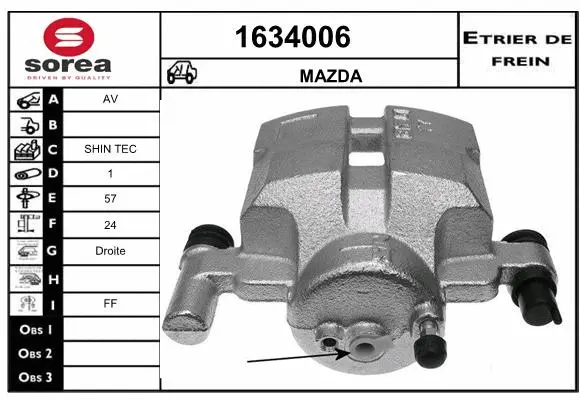 Brake Caliper (1634006)