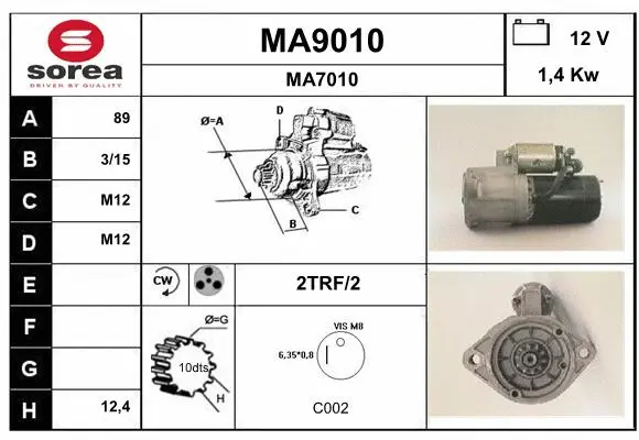 Starter (MA9010)