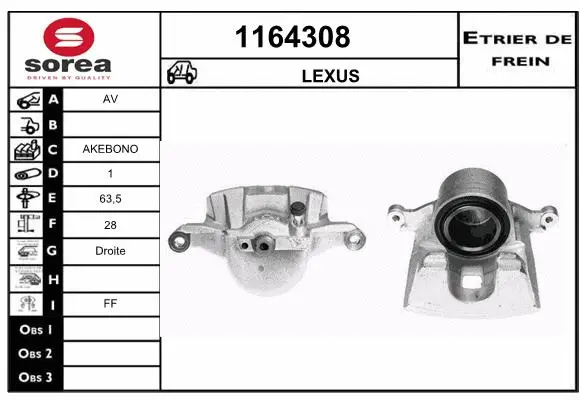 Brake Caliper (1164308)