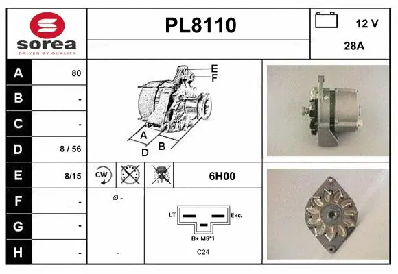 Alternator (PL8110)