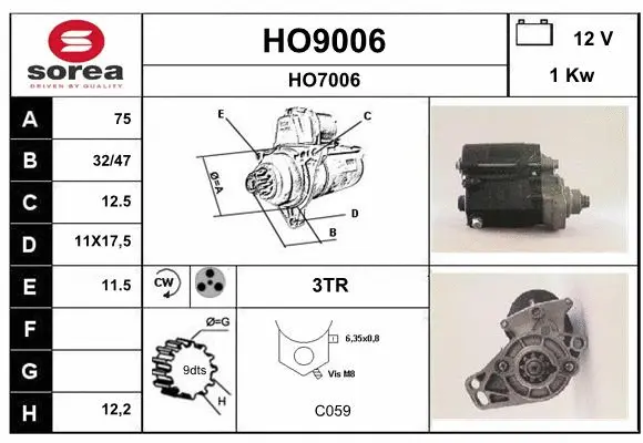 Starter (HO9006)