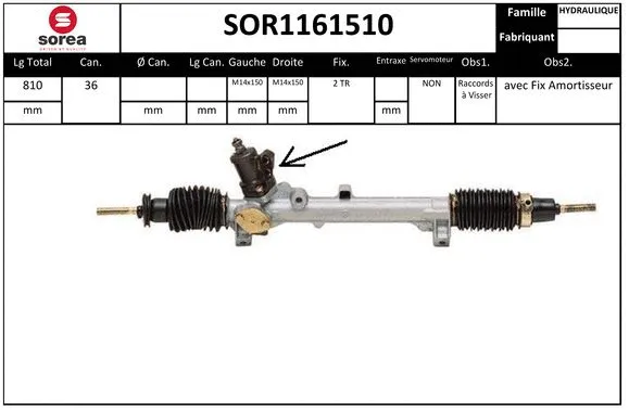 Steering Gear (SOR1161510)