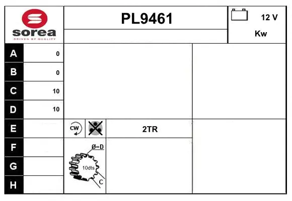 Starter (PL9461)