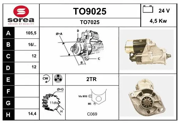 Starter (TO9025)