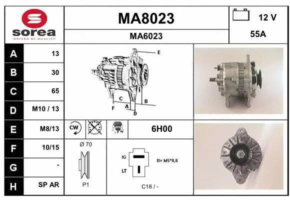 Alternator (MA8023)