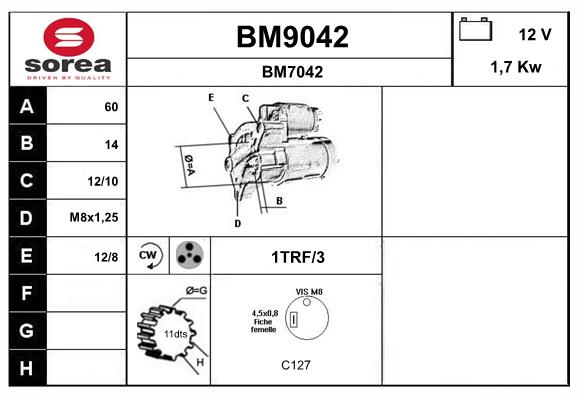 Starter (BM9042)