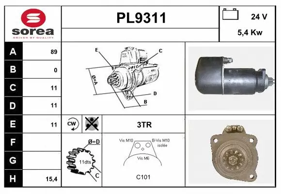 Starter (PL9311)