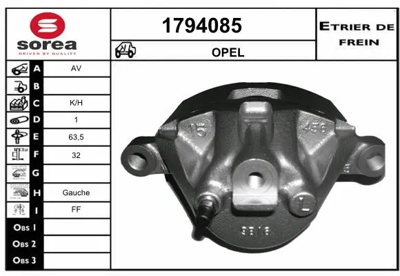 Brake Caliper (1794085)