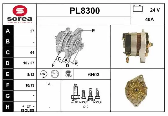 Alternator (PL8300)