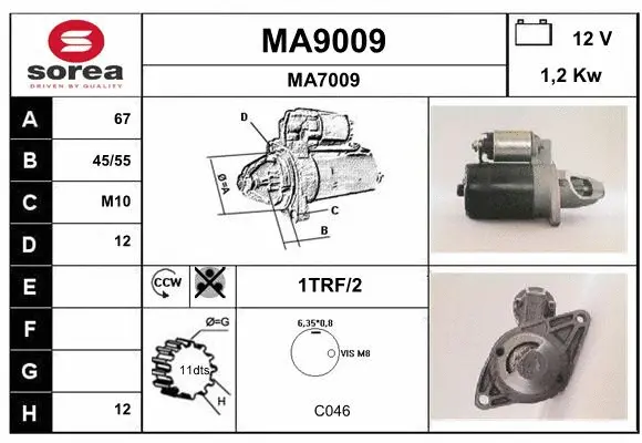 Starter (MA9009)