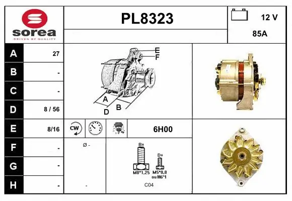 Alternator (PL8323)