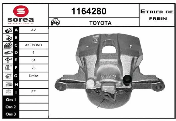 Brake Caliper (1164280)