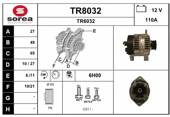 Alternator (TR8032)