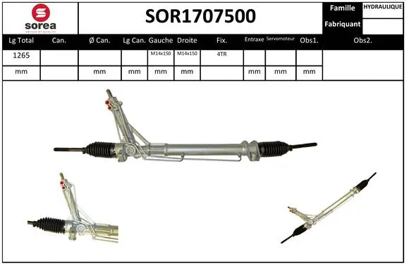Steering Gear (SOR1707500)