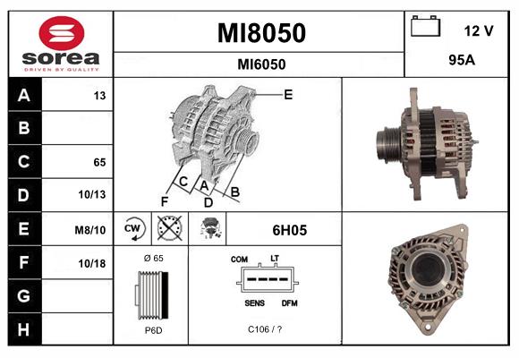 Alternator (MI8050)