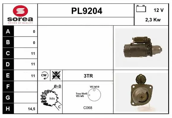 Starter (PL9204)