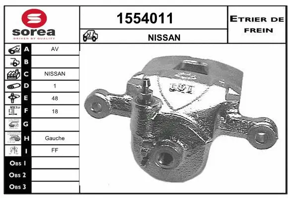 Brake Caliper (1554011)